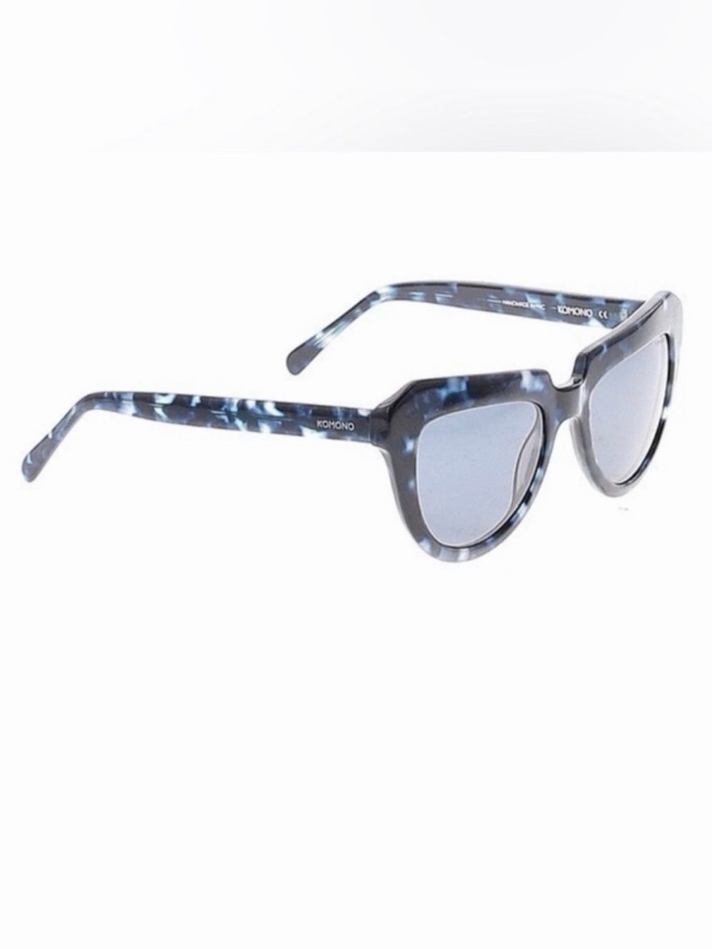 KOMONO Blue Tortoiseshell Cat Eye Sunglasses - Women - Picture 3 of 8
